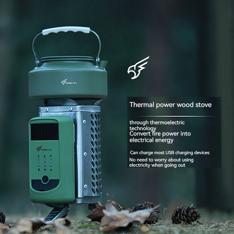 Bird Detection Thermal Power Generation Folding Camping Stove