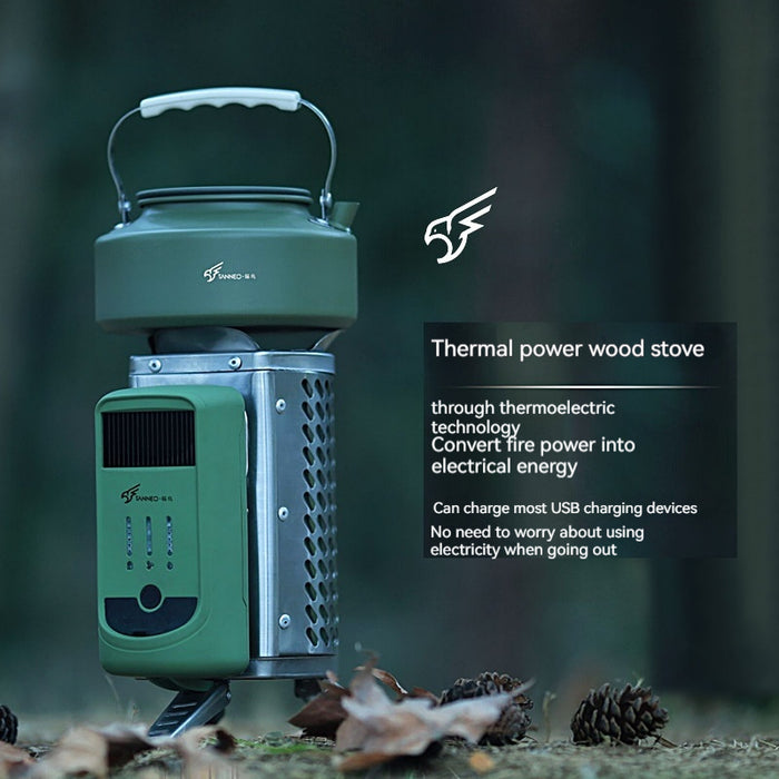 Bird Detection Thermal Power Generation Folding Camping Stove
