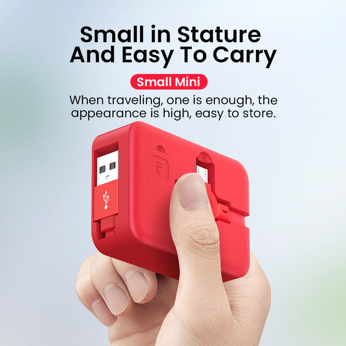 4 in 1 Retractable USB Cable Creative Macaron Type C Micro Cable for I Phone with Phone Stand Charging Data Cable Line Storage Box