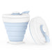 Silicone Folding Coffee Cup Heat Insulation and Anti-Scalding Sports Bottle, Outdoor Portable Folding Water Cup