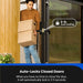 [US Direct]  L40 Smart Door Bluetooth Lock Fingerprint/App Password Key IC Card Unlock Intelligent Anti-Theft Door Lock IP54 Home Lock Work with Alexa Google Assistant